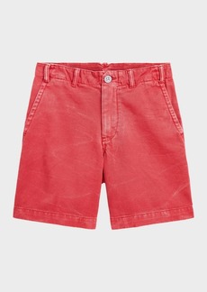 Ralph Lauren  Girl's Nautical Washed Twill Shorts, Size 10-20