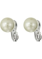 Ralph Lauren 10 mm Pearl Button Clip Earrings