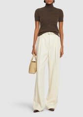 Ralph Lauren Acklie Wool Gabardine Straight Pants