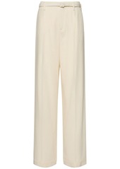 Ralph Lauren Acklie Wool Gabardine Straight Pants