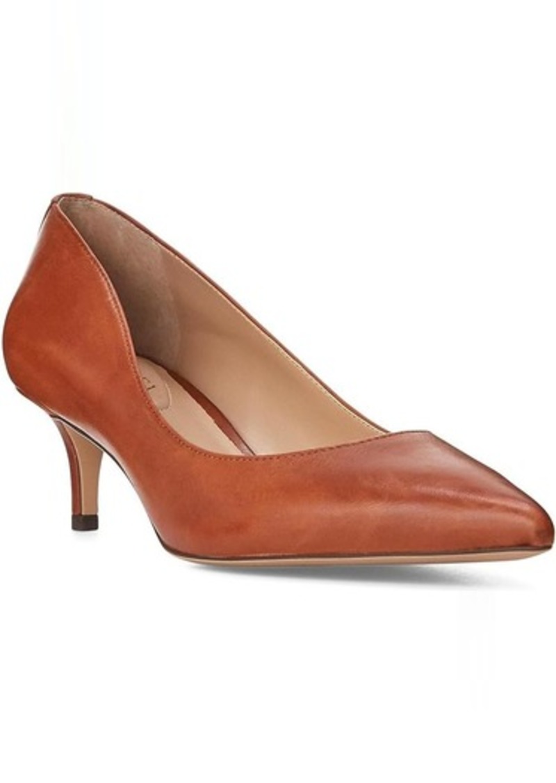 Ralph Lauren Adrienne Leather Pump