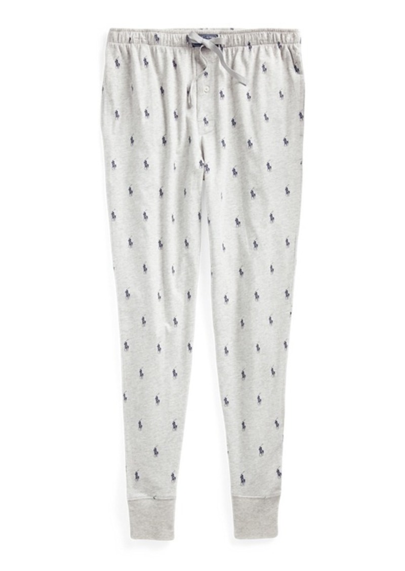 ralph lauren allover pony cotton jogger