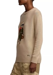 Ralph Lauren Aviator Bear Cashmere Sweater