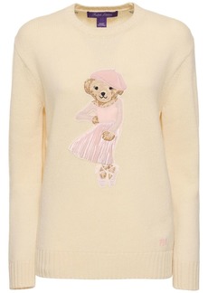 Ralph Lauren Ballet Bear Cashmere Crewneck Sweater