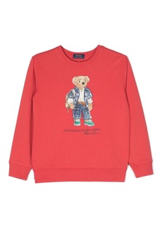 Ralph Lauren Bear-motif long-sleeve sweatshirt