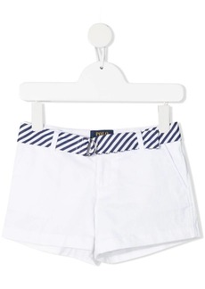 Ralph Lauren belted cotton-blend shorts