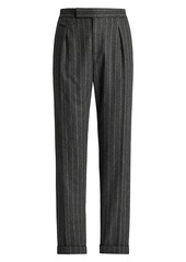 Ralph Lauren Bennet Chalk Stripe Flannel Trousers