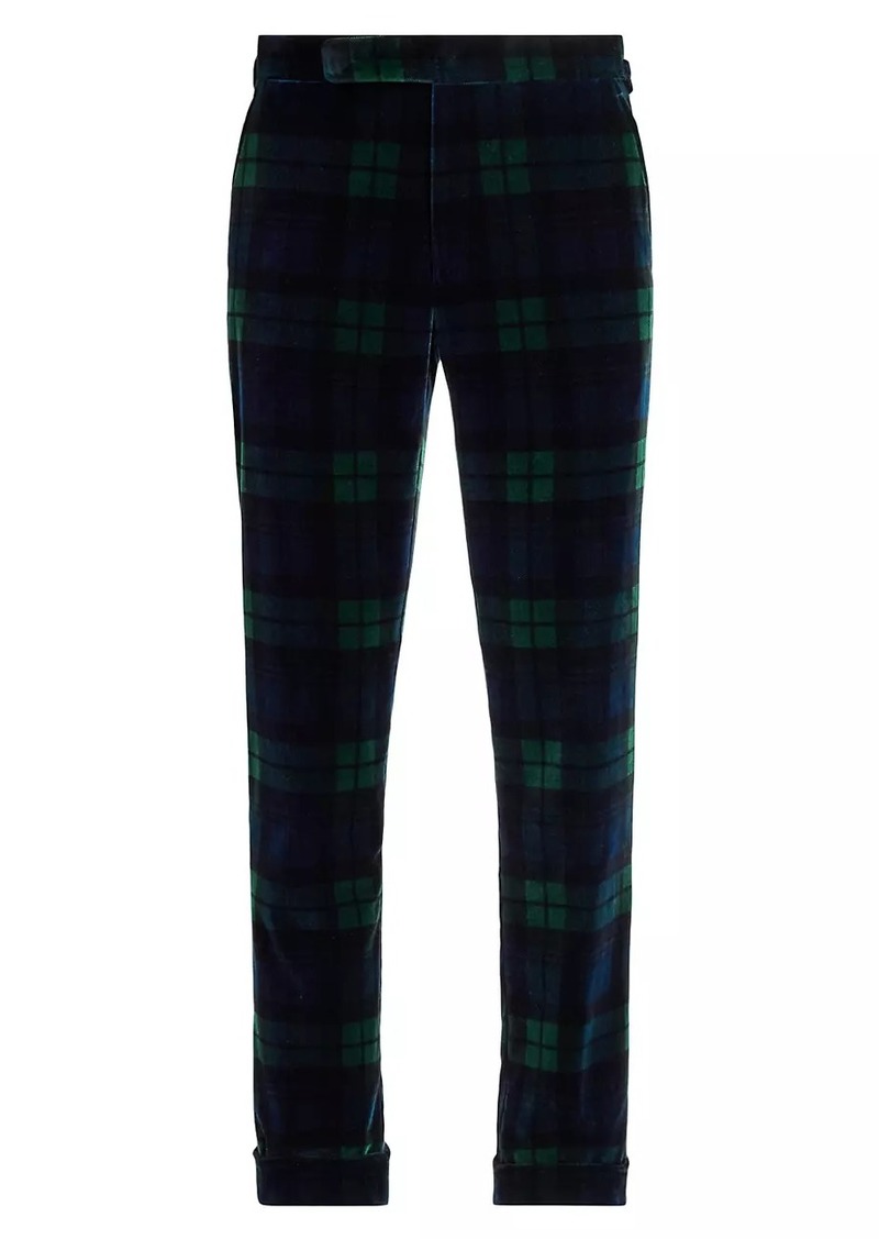 Ralph Lauren Blackwatch Tartan Velvet Trousers