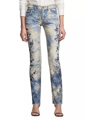 Ralph Lauren 750 Embellished Straight Ankle Jeans