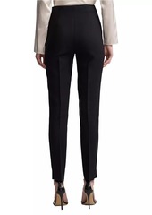 Ralph Lauren Bobbi Sculpted Wool-Blend Ankle Pants