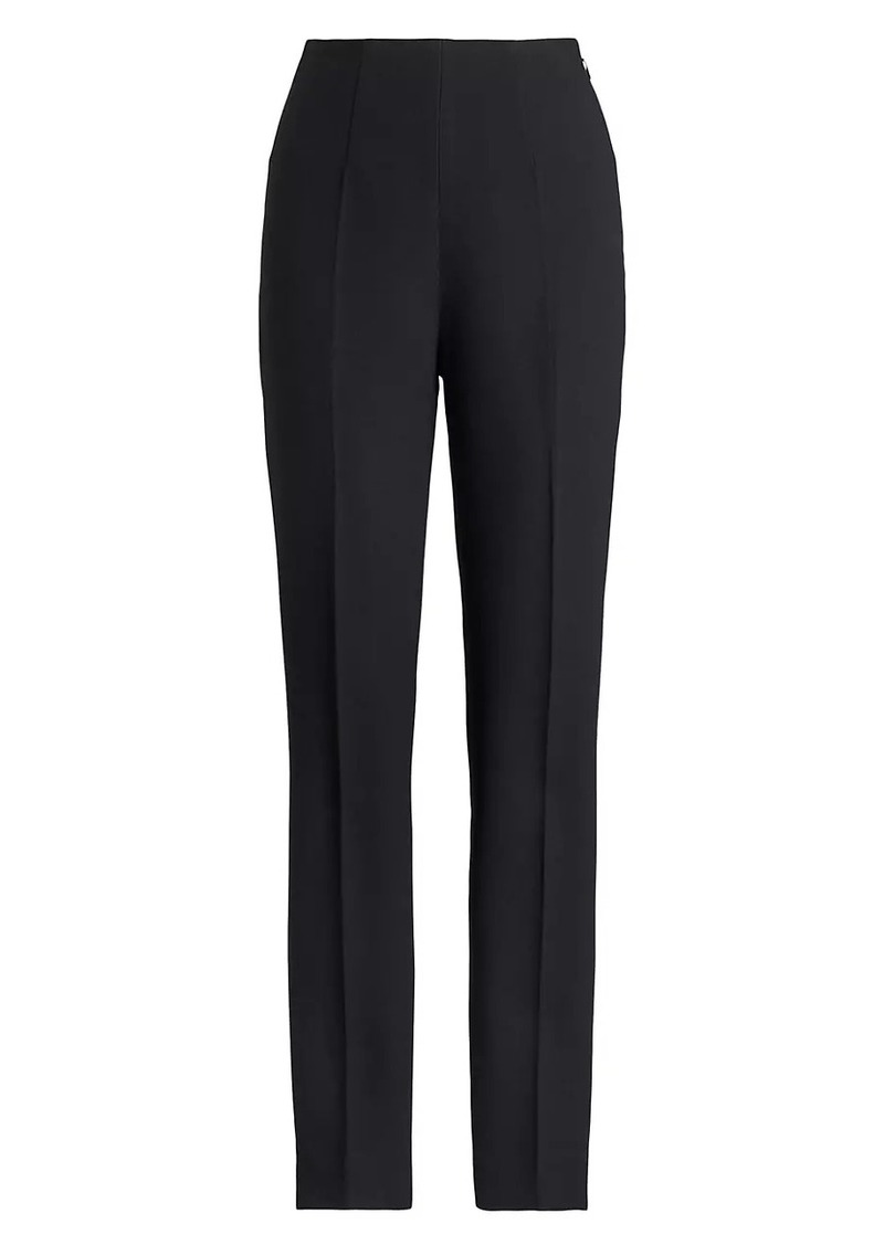 Ralph Lauren Bobbi Sculpted Wool-Blend Ankle Pants