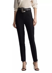 Ralph Lauren Bobbi Sculpted Wool-Blend Ankle Pants