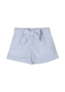 Ralph Lauren bow-detail cotton shorts