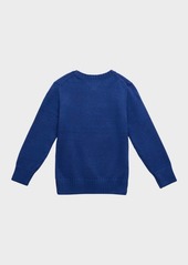 Ralph Lauren Boy's Cotton Polo Bear Sweater, Size 2-7