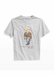 Ralph Lauren Boy's Cowboy Polo Bear Tee, Size S-L