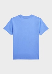 Ralph Lauren Boy's Dog Printed Short-Sleeve Jersey T-Shirt, Size 2-7