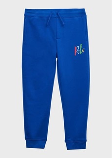Ralph Lauren Boy's Graphic Fleece Sweatpants, Size 2-7
