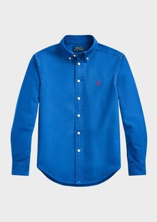 Ralph Lauren Boy's Oxford Long-Sleeve Sport Shirt, Size 2-7