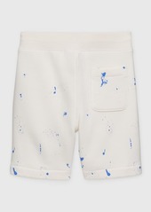 Ralph Lauren Boy's Paint Splatter-Print Fleece Shorts, Size 2-7