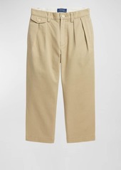 Ralph Lauren Boy's Twill Classic Chino Pants, Size 2-7