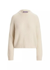 Ralph Lauren Brushed Cashmere-Silk Sweater