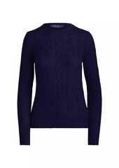 Ralph Lauren Cable Knit Cashmere Sweater