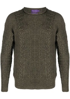Ralph Lauren cable-knit long-sleeve jumper