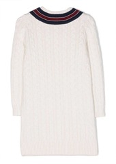 Ralph Lauren: Polo cable-knit wool dress