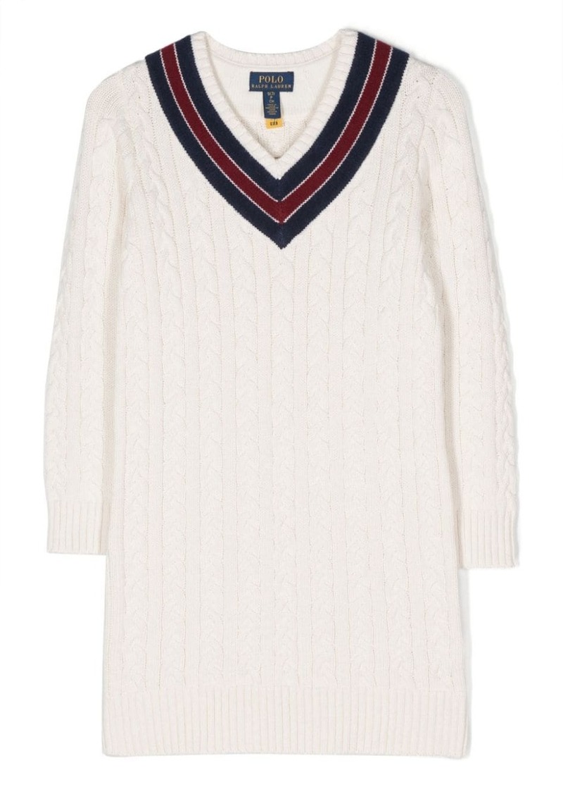 Ralph Lauren: Polo cable-knit wool dress