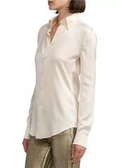 Ralph Lauren Cameron Silk Stretch Shirt