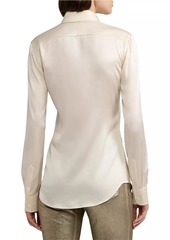 Ralph Lauren Cameron Silk Stretch Shirt