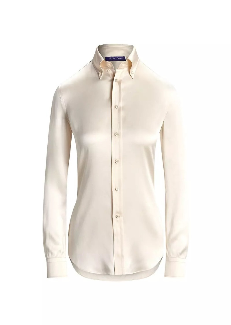 Ralph Lauren Cameron Silk Stretch Shirt