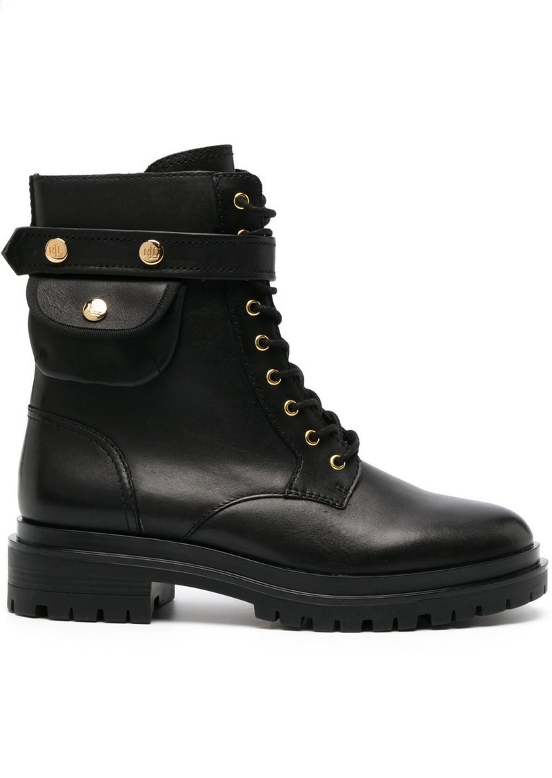 Ralph Lauren Cammie lace-up leather boots