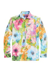 Ralph Lauren Capri Watercolor Floral Print Shirt
