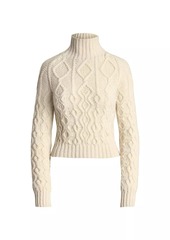 Ralph Lauren Cashmere Aran-Knit Sweater