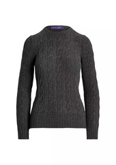 Ralph Lauren Cashmere Cable-Knit Sweater