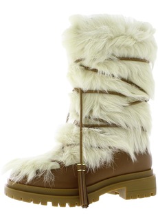 Ralph Lauren CELIA Womens Shearling Leather Winter & Snow Boots