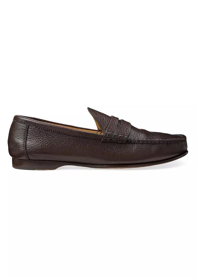 Ralph Lauren Chalmers Hand-Burnished Leather Penny Loafers