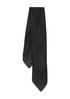 Ralph Lauren check-pattern pointed tie