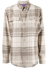 Ralph Lauren check-print button-up shirt