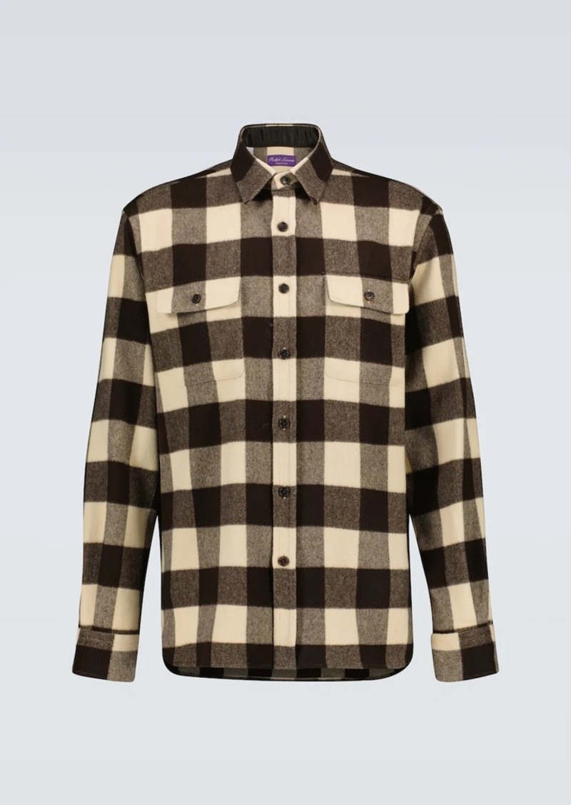 Ralph Lauren Checked wool flannel shirt