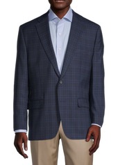 Ralph Lauren Classic-Fit Checked Wool-Blend Sportcoat
