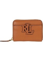 Ralph Lauren Classic Pebble Logo Zip Wallet Small