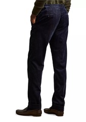 Ralph Lauren Corduroy Mid-Rise Straight-Leg Pants