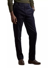 Ralph Lauren Corduroy Mid-Rise Straight-Leg Pants