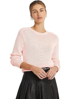 Ralph Lauren Cotton-Blend Crewneck Sweater