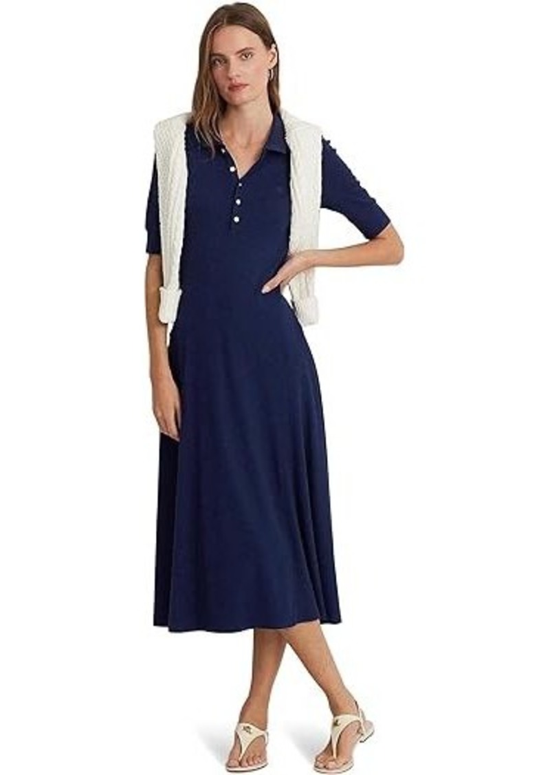 Ralph Lauren Cotton-Blend Polo Dress