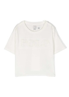 Ralph Lauren cotton short-sleeved cropped T-shirt