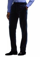 Ralph Lauren Cotton Velvet Straight-Leg Pants