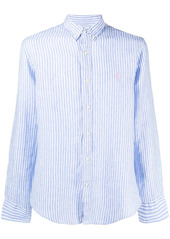 Ralph Lauren custom-fit striped linen shirt